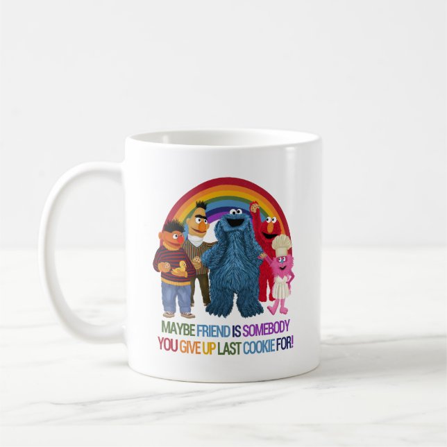 Sesame Street Characters | Friends Quote Coffee Mug (Left)