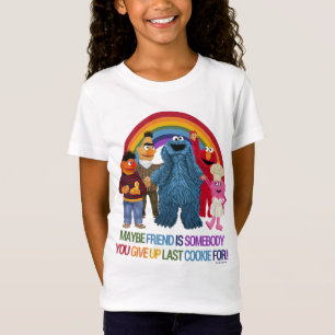 Sesame Street Characters Friends Quote T-Shirt