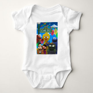 Sesame Street Characters | Party Scene Baby Bodysuit