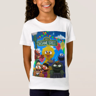Sesame Street Characters   Party Scene T-Shirt
