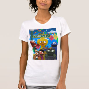 Sesame Street Characters Party Scene T-Shirt