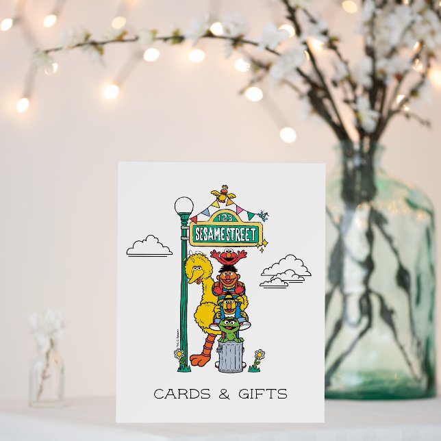 Sesame Street Characters & Street Sign (In Situ (Wedding))