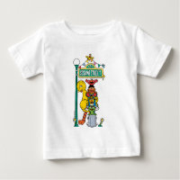 Sesame Street Characters & Street Sign Baby T-Shir