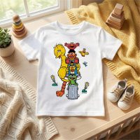 Sesame Street Characters & Street Sign Baby T-Shir