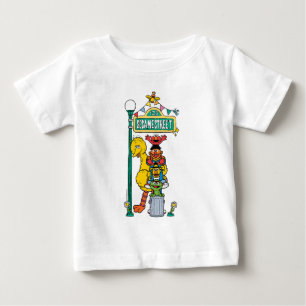 Sesame Street Characters & Street Sign Baby T-Shir T-Shirt