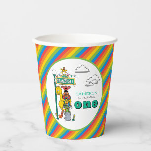 Sesame Street Characters & Street Sign Birthday Pa Paper Cups