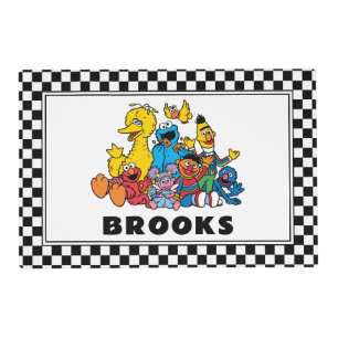 Sesame Street Checkerboard Birthday Placemat