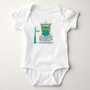 Sesame Street Christmas Doorstep Baby Bodysuit