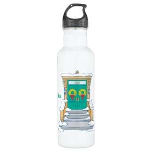 Sesame Street Christmas Doorstep Stainless Steel Water Bottle