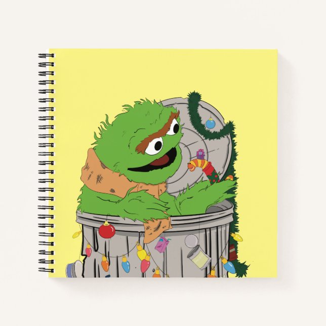 Sesame Street | Christmas Oscar the Grouch Notebook (Front)