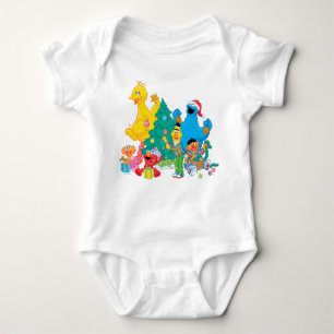 Sesame Street Christmas Pals Baby Bodysuit