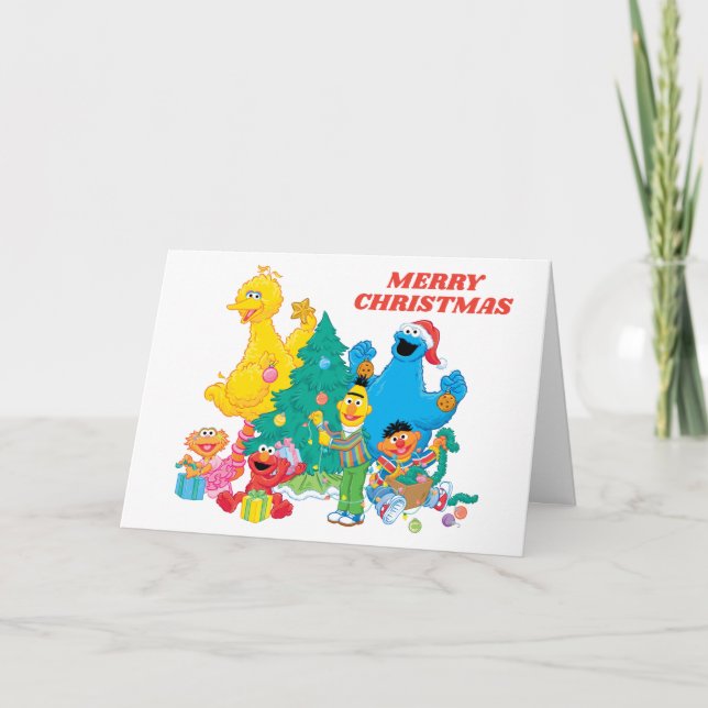 Sesame Street | Christmas Pals Card (Front)