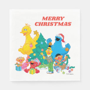 Sesame Street Christmas Pals Napkins