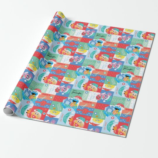 Sesame Street Christmas Wrapping Paper 