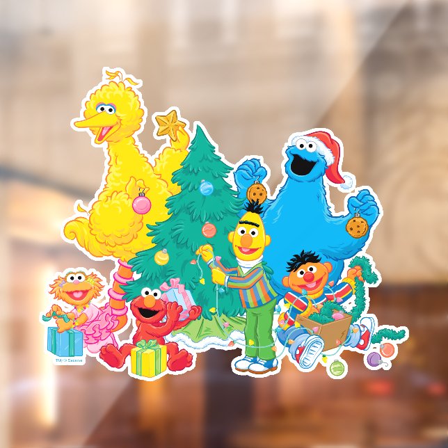 Sesame Street | Christmas Window Cling (Sheet 2)