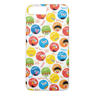 Sesame Street Circle Character Pattern iPhone 8 Plus/7 Plus Case