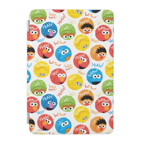 Sesame Street Circle Character Pattern iPad Mini Cover