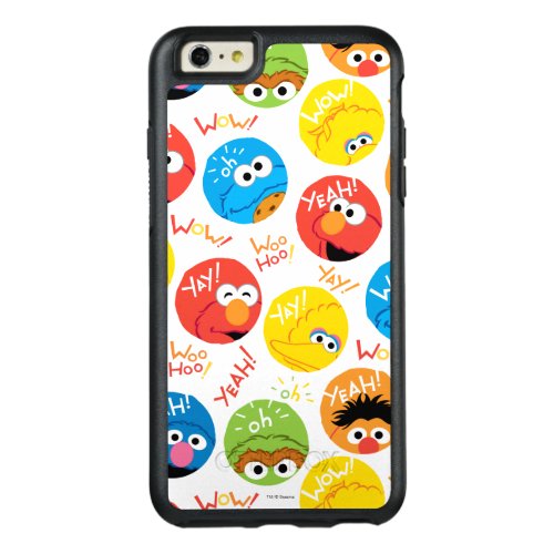 Sesame Street Circle Character Pattern OtterBox iPhone 66s Plus Case