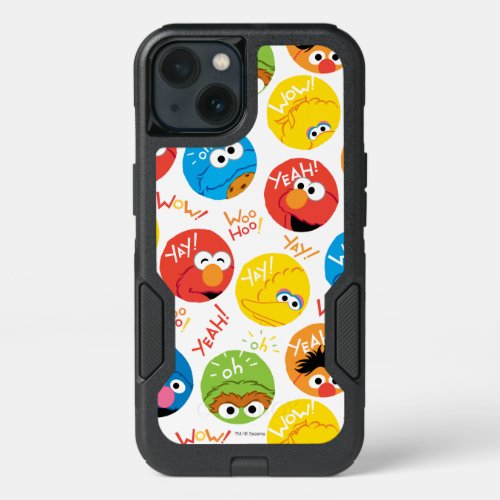 Sesame Street Circle Character Pattern iPhone 13 Case