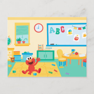 Sesame Street   Classroom Scene Postcard