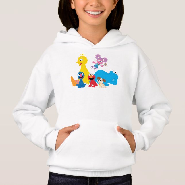 Sesame Street | Colorful Sesame Street Pals Hoodie (Front)