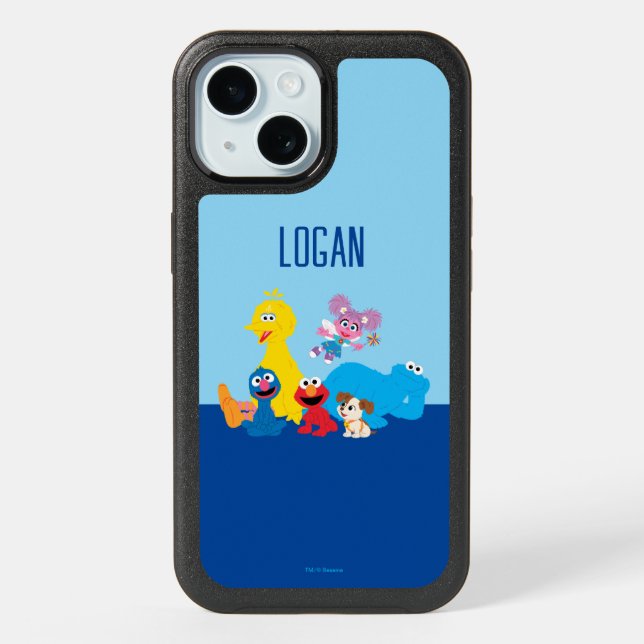 Sesame Street | Colorful Sesame Street Pals iPhone 15 Case (Back)