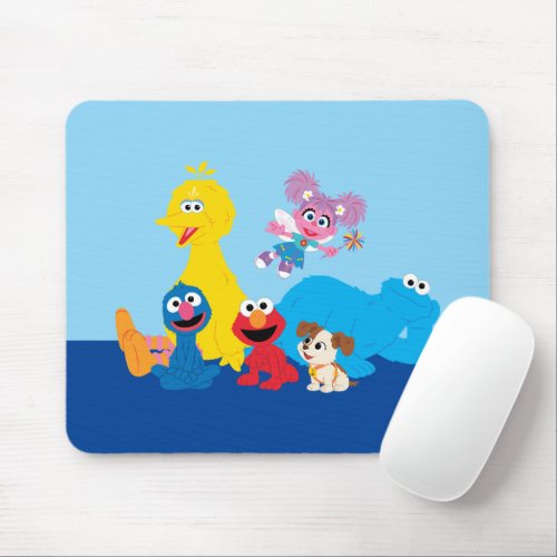 Sesame Street  Colorful Sesame Street Pals Mouse Pad