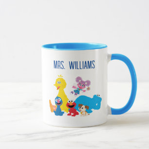 Sesame Street Colorful Sesame Street Pals Mug