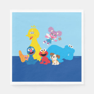 Sesame Street   Colorful Sesame Street Pals Napkins