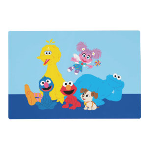 Sesame Street   Colorful Sesame Street Pals Placemat