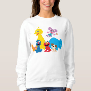Sesame Street Colorful Sesame Street Pals Sweatshirt