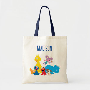 Sesame Street Colorful Sesame Street Pals Tote Bag