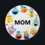 Sesame Street Confetti Birthday Child's Mom Button<br><div class="desc">Celebrate in style with the Sesame Street Confetti Birthday Child's Mom Button. Featuring Elmo,  Cookie Monster,  Big Bird,  and Abby Cadabby surrounded by vibrant confetti accents,  this cheerful and colorful design is perfect for proudly identifying as the birthday child’s mom during a Sesame Street-themed celebration.</div>