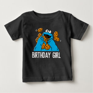 Sesame Street Cookie Monster 1st Birthday Baby T-Shirt