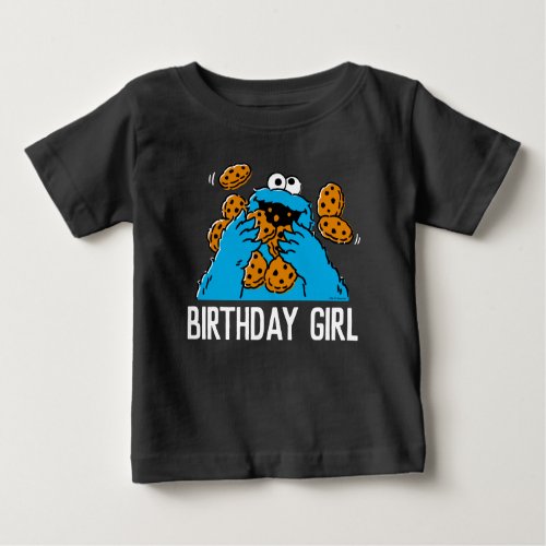 Sesame Street  Cookie Monster 1st Birthday Baby T_Shirt