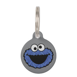 Sesame Street Cookie Monster 80's Throwback Pet ID Tag