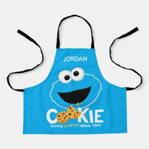 Sesame Street   Cookie Monster   Add Your Name Apron