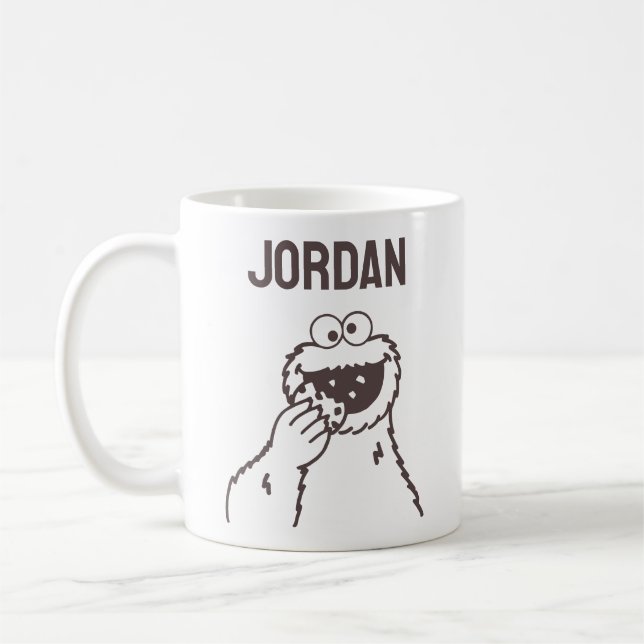 Sesame Street | Cookie Monster | Add Your Name Coffee Mug (Left)