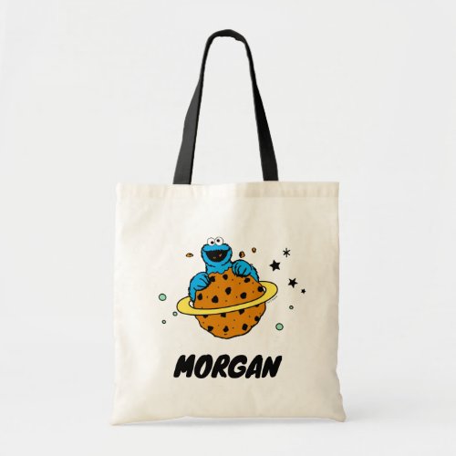 Sesame Street  Cookie Monster  Add Your Name Tote Bag