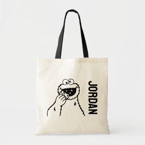 Sesame Street  Cookie Monster  Add Your Name Tote Bag