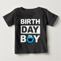 Sesame Street | Cookie Monster - Birthday Boy Baby T-Shirt