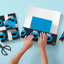Sesame Street | Cookie Monster Birthday Chalkboard Wrapping Paper