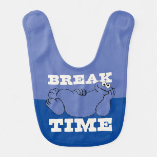 Sesame Street Cookie Monster Break Time Baby Bib
