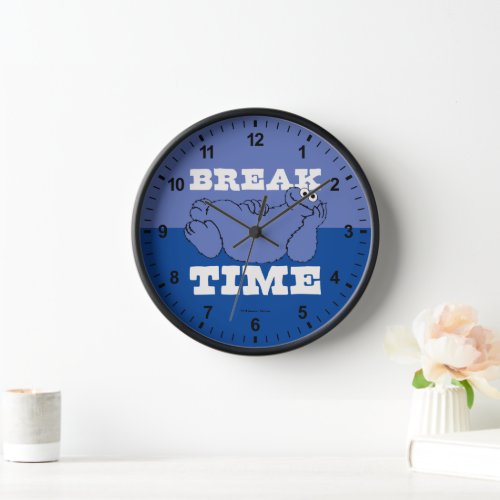 Sesame Street  Cookie Monster Break Time Clock