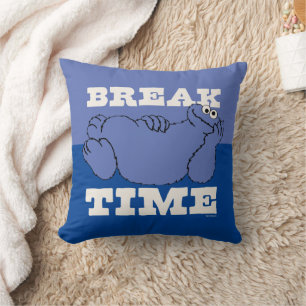Sesame Street Cookie Monster Break Time Throw Pillow