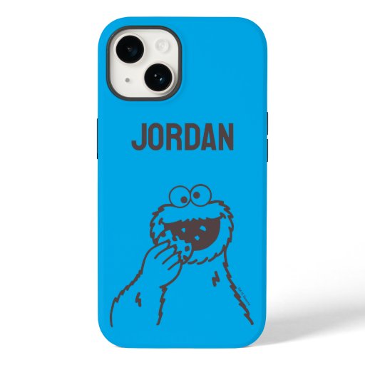 Sesame Street | Cookie Monster Bright | Add Name Case-Mate iPhone 14 Case