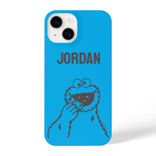 Sesame Street | Cookie Monster Bright | Add Name iPhone 14 Case