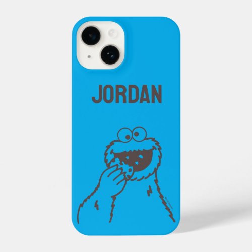 Sesame Street  Cookie Monster Bright  Add Name iPhone 14 Case