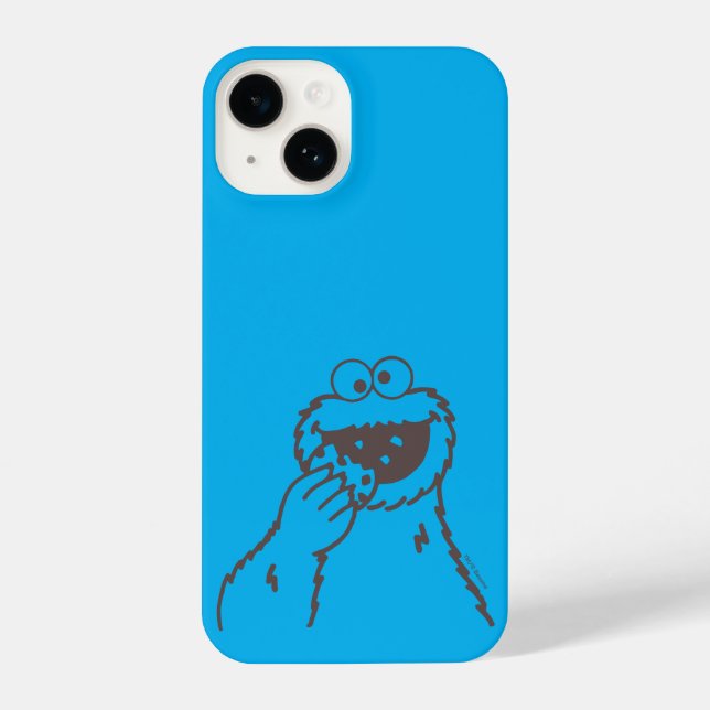 Sesame Street | Cookie Monster Bright iPhone Case (Back)