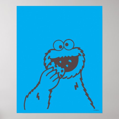 Sesame Street  Cookie Monster Bright Poster